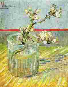Vincent Van Gogh Blooming Almond Stem in a Glass china oil painting image
